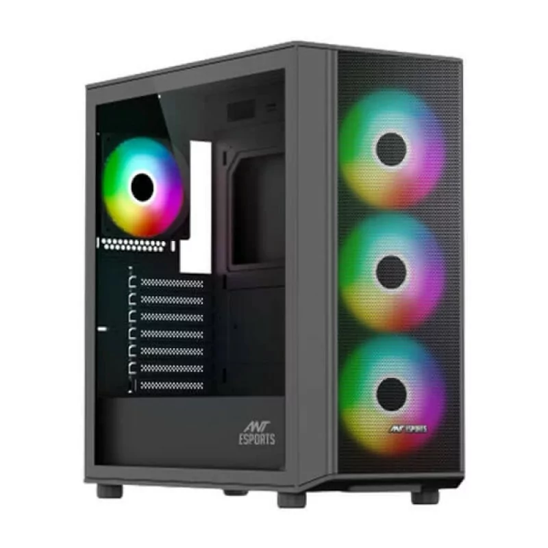 Ant Esports 411 Air ARGB Gaming Cabinet Black Ant Esports 411 Air ARGB Gaming Cabinet Black